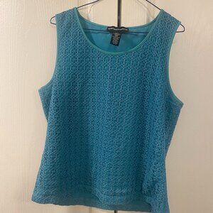 Norton McNaughton Women's L Teal Tank Top